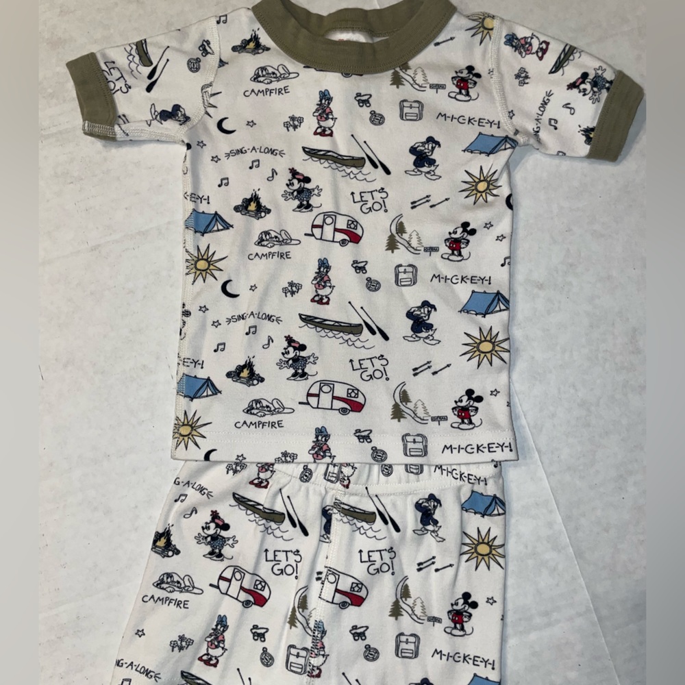 Hanna andersson Mickey camping pajamas